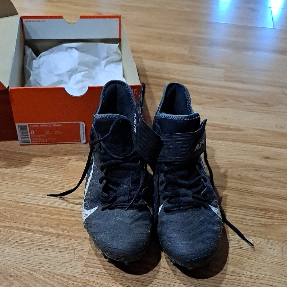 Nike Black Football Cleats Size 9